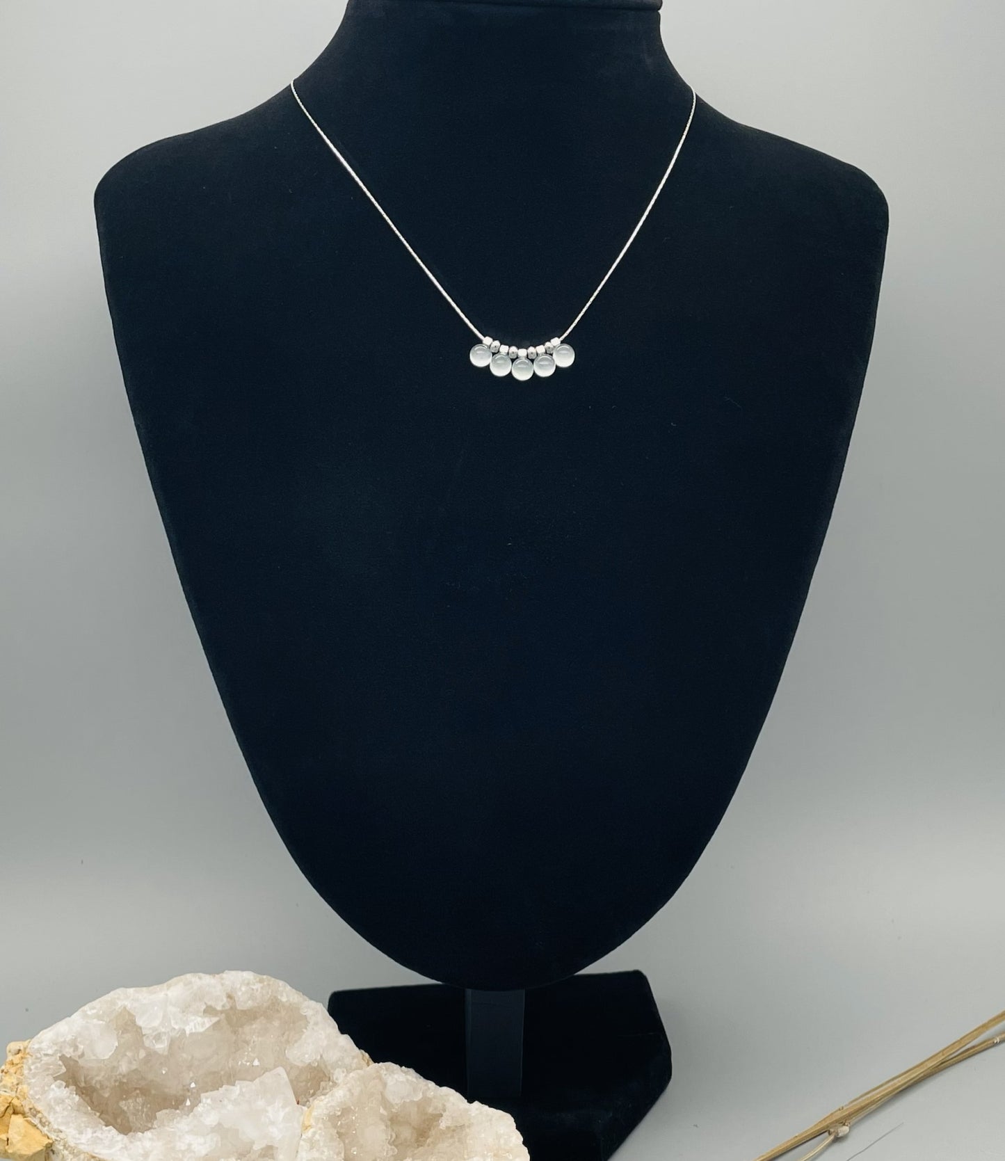 Aguamarina en Gargantilla