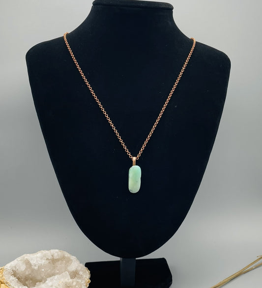 Crisoprasa en Collar - Bronce 50cm