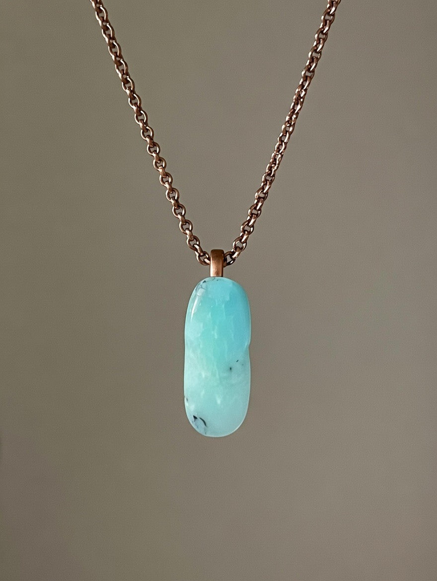 Crisoprasa en Collar - Bronce 50cm