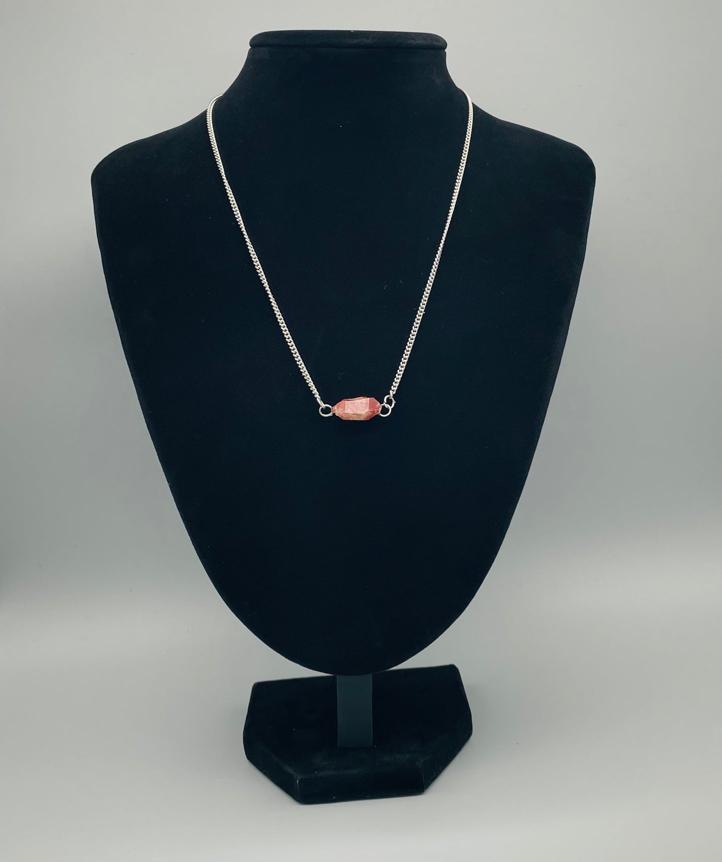 Jacinto en Collar 50 cm con Cadena de Acero Inoxidable